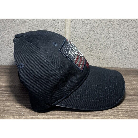 Unisex Adult Navy Blue Hard Rock Cafe Denver American Flag Adjustable Hat Cap - Picture 2 of 4